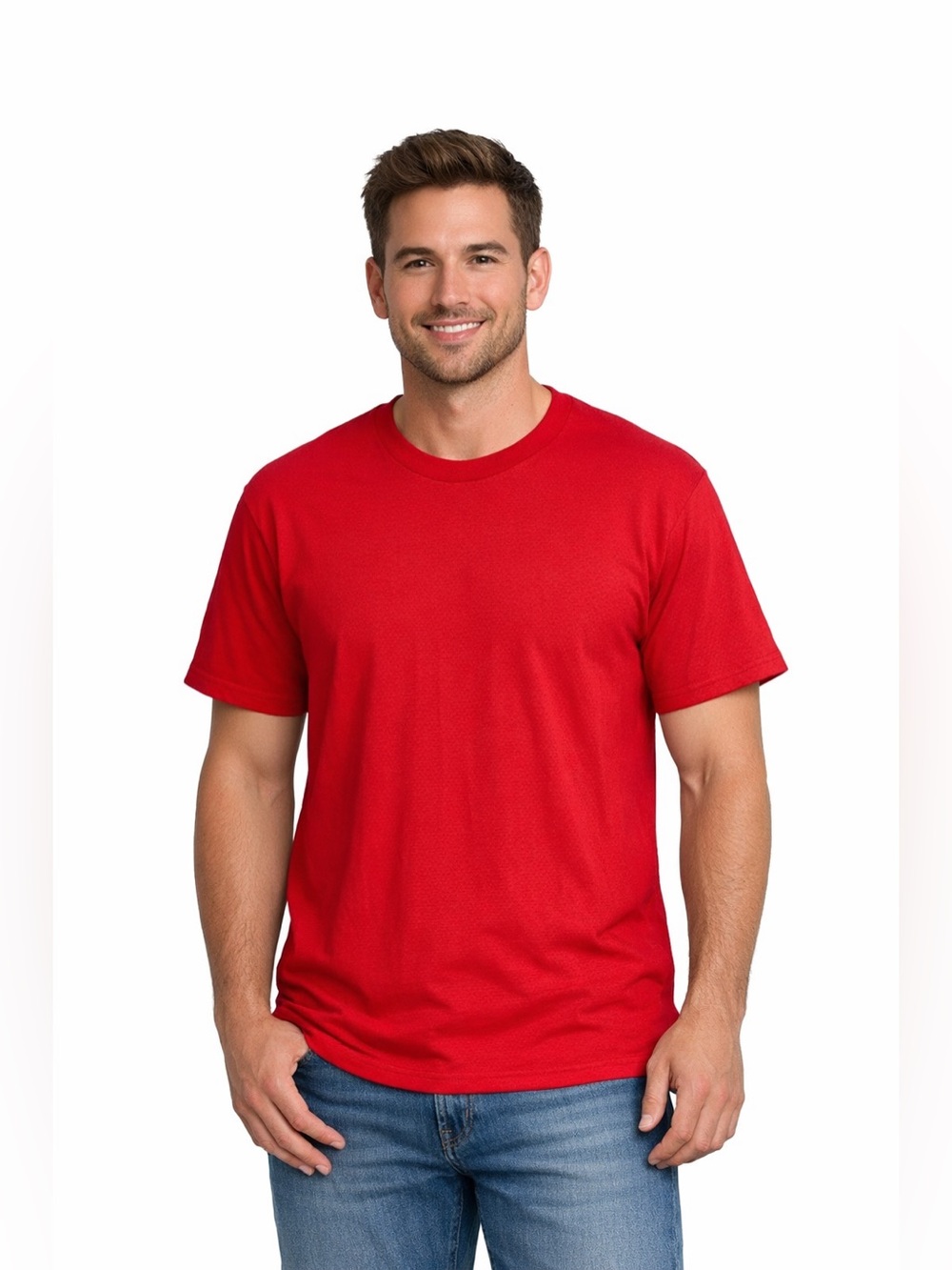 Gildan heavy cotton Classic Red unisex  T-Shirt